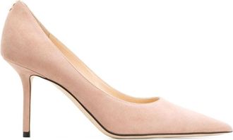 Jimmy Choo London Love 85 Pumps - Dames - Pumps - Roze - 40 EU - Leer - Schoenen