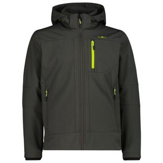 F.lli Campagnolo Jacket Zip Hood Softshell Softshelljacke f&uuml;r Herren | grau