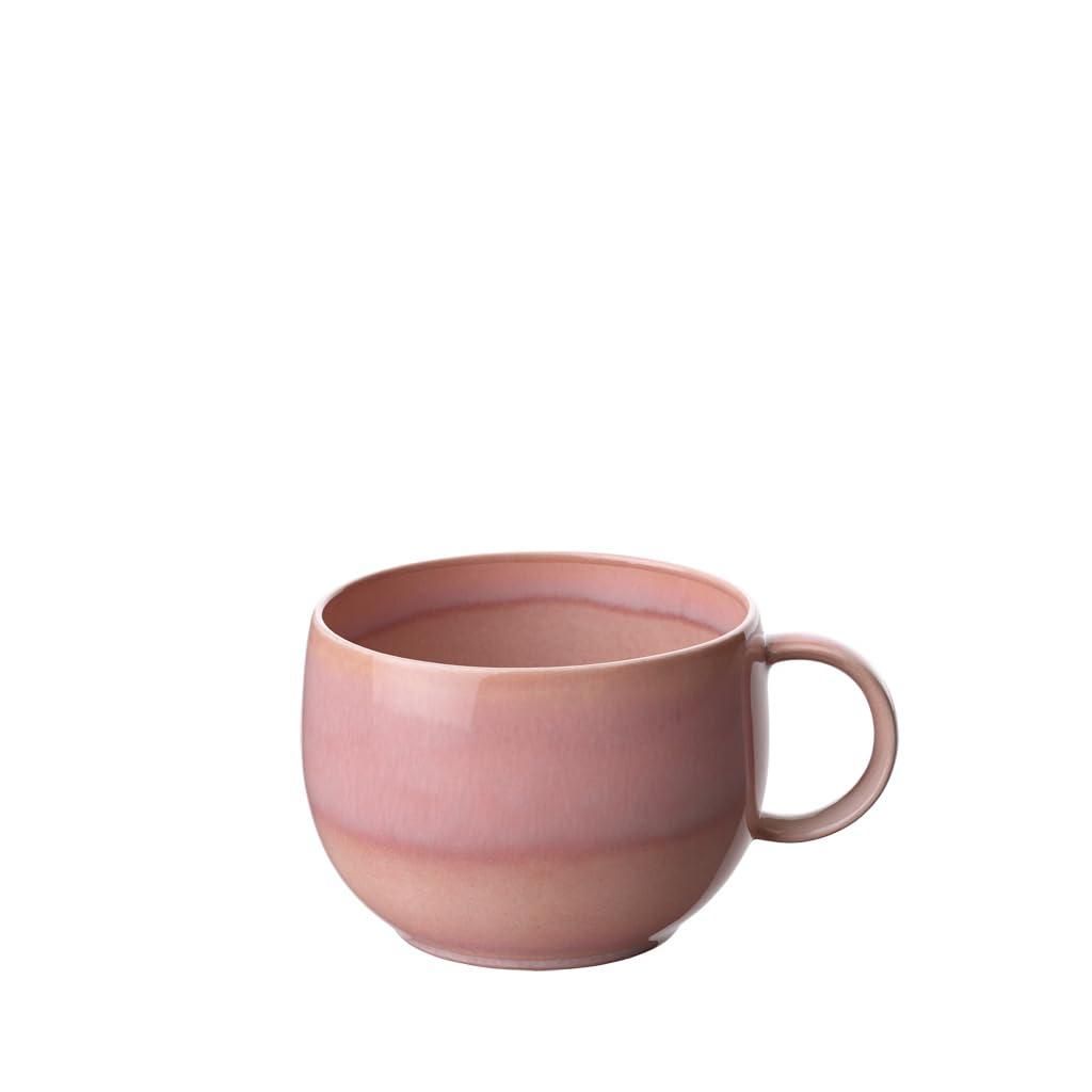 Villeroy & Boch Rose Garden Eierbecher 4er-Set – Porzellan, Weiß/rosa