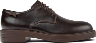 Camper Dean derby shoes - men - Leather/Recycled Polyester/Leather/Polyethylene vinyl acetate (PEVA) - 39 - Brown