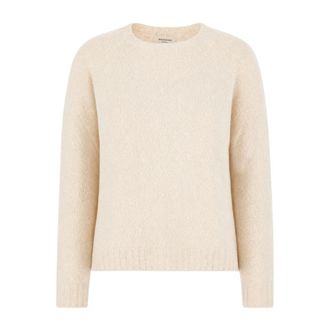 Max Mara Ronde hals gebreid - Dames - Ronde hals truien - Beige - S - Truien & Vesten