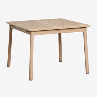 Sklum Tavolo da pranzo estensibile 100-160x100 cm in legno di acacia Karvia SKLUM