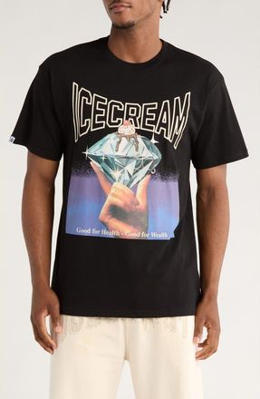 Icecream Good for Health Graphic T-Shirt in Black at Nordstrom Rack, Size Xx-Large