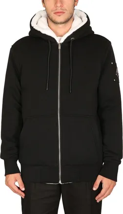 Moose Knuckles Bunny Zip-Up Plush Lined Cotton-Blend Hoodie