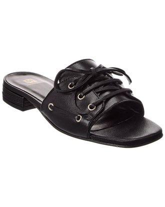 Bruno Magli Ivette Leather Flat Sandal