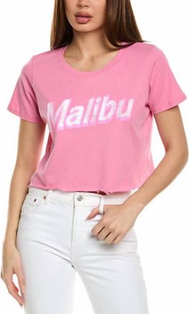 Prince Peter Malibu Barbie Crop Tee In Pink