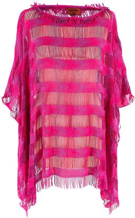 Missoni Mare Pink Metallic Beach Kaftan Size XS