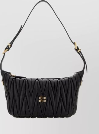 Miu Miu quilted leather handbag adjustable strap