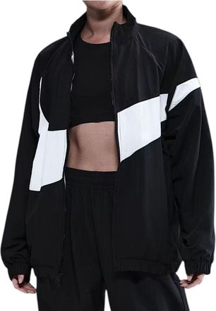 Nike (WMNS) Nike Oversized Woven Jacket Black White HV4108-010