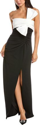 Tadashi Shoji Kaliko Twist Bow Gown