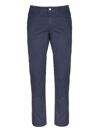 Pantaloni Torino stretch-cotton trousers - Blue