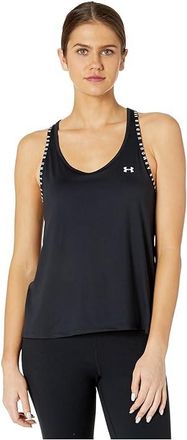 Under Armour Knockout Tank Top Womens Clothing Black/Black/White : SM (US 4-6), Polyester/Elastane