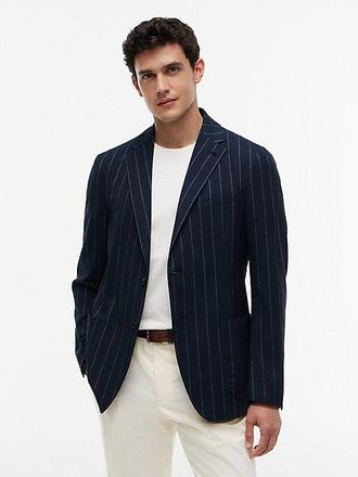 Tommy Hilfiger TH Flex Pinstripe Regular Fit Seersucker Blazer