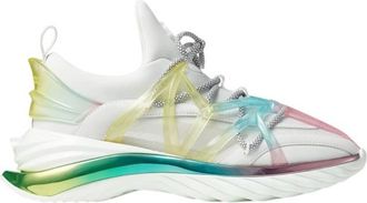 Jimmy Choo London Cosmos/F Unicorn Mix Reflective Trainers, Brand Size 35.5 ( US Size 5.5 )