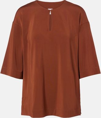 Max Mara Giglio keyhole oversized top