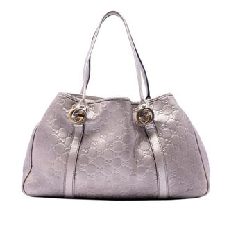 Gucci Pre-owned Gucci Metallic Guccissima Twins Tote Ladies CRE73SJXR48VLBJL