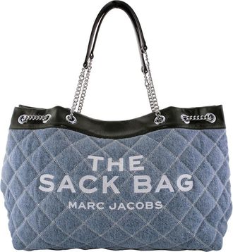 Marc Jacobs The Quilted Denim Chain Sack Bag