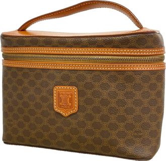 Celine Brown Pvc Vanity Bag (Pre-Owned)