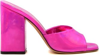 PARIS TEXAS Heeled Mules - Dames - Muiltjes - Roze - 37 EU - Leer - Schoenen