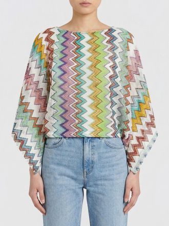 Missoni Blusa in misto viscosa con motivo zig-zag