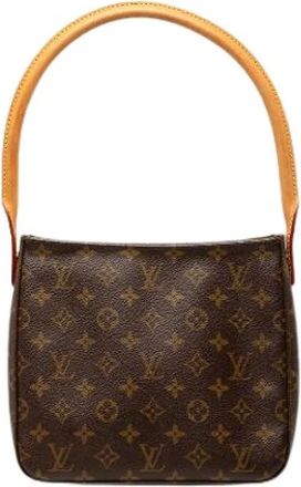 Louis Vuitton Pre-owned Shoulder Bags, female, Brown, Size: ONE SIZE Pre-owned The Looping MM