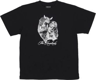 The Hundreds Ear Bender Tee - Heren - T-shirts - Zwart - L - Katoen - Tops