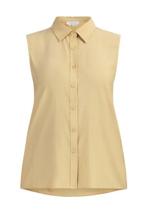 Usha Blouse top Dames lichtgeel