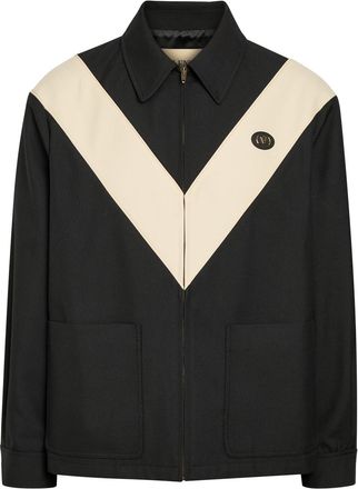 Valentino Garavani Panelled Woven Jacket - Black - 52 (IT52 / XL)