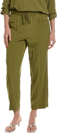 Anne Klein Petite Pull-On Pocket Straight Ankle Pant