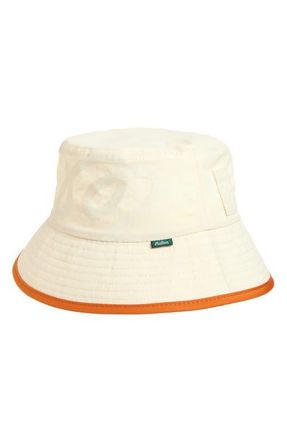 Malbon Golf Ripstop Bucket Hat in Cream at Nordstrom, Size Large