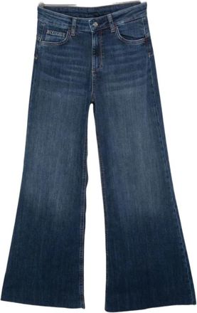 Liu Jo Jeans, Dames, Blauw, W30, Wide Jeans