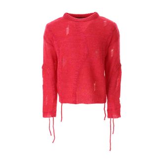 Andersson Bell Round-neck Knitwear, male, Red, Size: M Colbine Crew-Neck Sweater