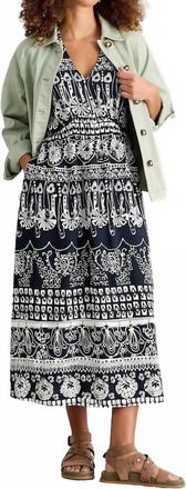White Stuff Lucy Midi Dress In Navy