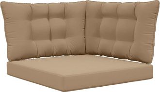 vidaXL Coj&iacute;n Para Sof&aacute; De Exterior Poli&eacute;ster Gris Topo 68,5 X 68,5 Cm Vidaxl