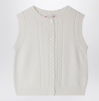 BONPOINT White Jobolene vest