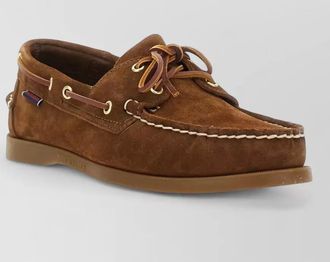 Sebago portland artisan boat shoes rubber sole