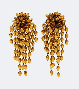 Isabel Marant Hanabi beaded clip-on earrings
