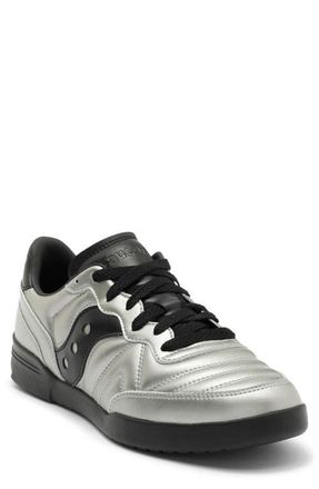 Saucony Gender Inclusive 586i Sneaker in Silver/Black at Nordstrom, Size 10.5