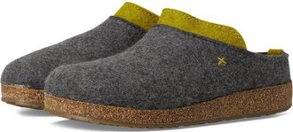 Haflinger Speed Womens Slippers Grey : EU 39 (US Womens 8) B - Medium, Wool
