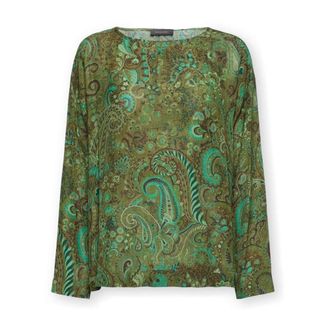 Elena Miro Donna, Camicette, Verde, 2Xl, new