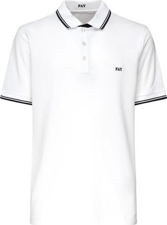 Fay Heren, Tops, Wit, Maat: 3XL Katoen