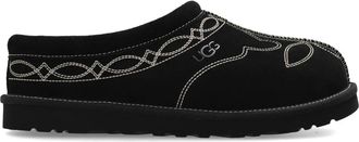 UGG Tasman Western - Heren - Pantoffels - Zwart - 48 1/2 EU - Wol - Schoenen