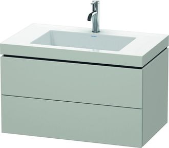 Duravit Mueble De Ba&ntilde;o L-cube Wt Vero Air 500x800x480mm 1 Orificio Para Grifer&iacute;a En Hormig&oacute;n