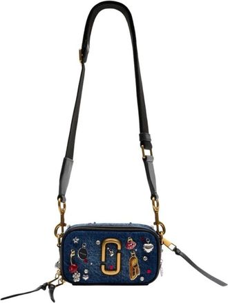 Marc Jacobs Cross Body Bags, female, Blue, Size: ONE SIZE Snapshot Crossbody