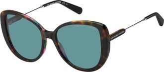 Marc Jacobs Stijlvolle zonnebril in violet met blauwe lenzen - Dames - Zonnebrillen - Bruin - 56 MM - Accessoires
