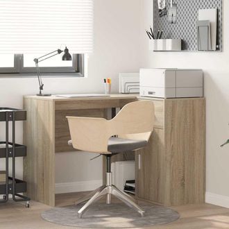vidaXL Scrivania Ad Angolo 2 Pcs Rovere Sonoma 102 X 50 X 75 Cm - Vidaxl