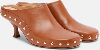 Chlo&eacute; Chlo&eacute; Studded leather clogs