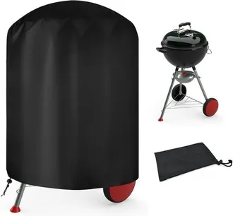 OEM Funda Redonda Para Barbacoa De Exterior, Lona Protectora De Tejido Oxford 210d, Dimensiones: 71 X 71 Cm