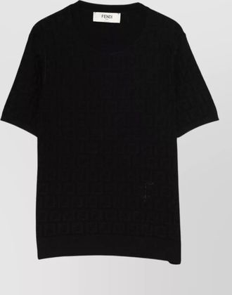 Fendi ribbed knit t-shirt