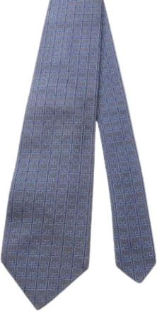 Gucci Pre-owned Accessories, male, Blue, Size: ONE SIZE Pre-owned Vintage Cravat